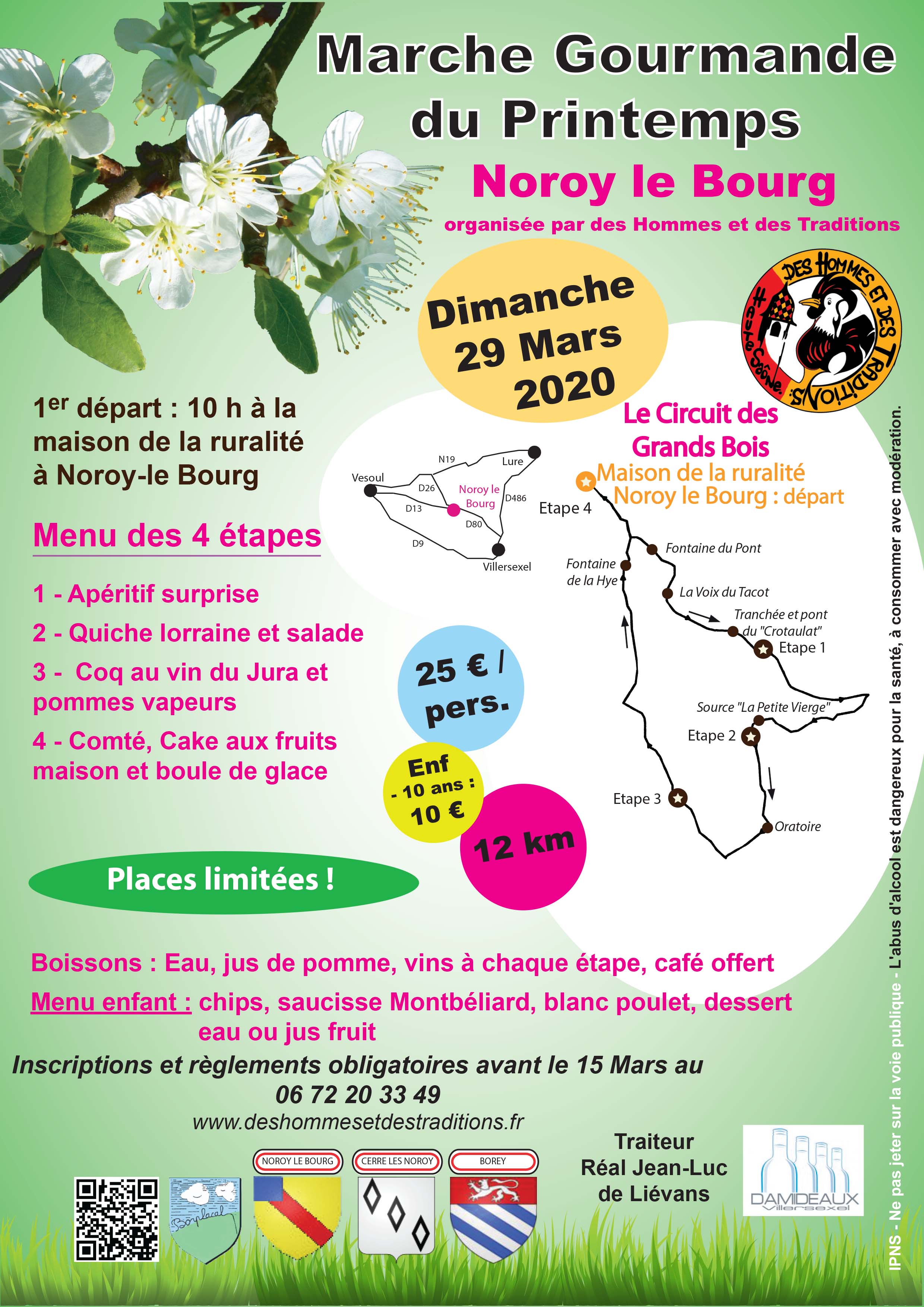 Marche Gourmande du printemps 29 Mars 2020